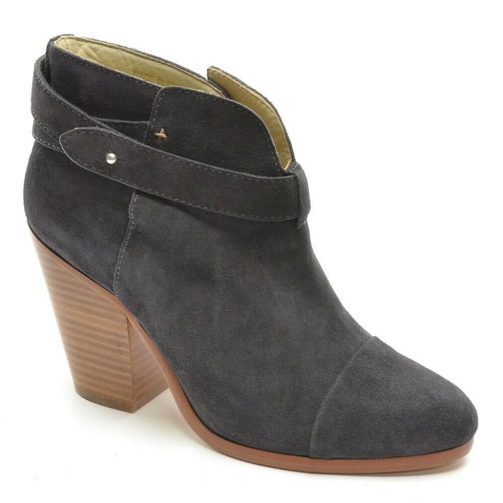 rag & bone Harrow Asphalt Suede Ankle Boots 41 New